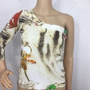 Roberto Cavalli Just Cavalli 1 Shoulder Top